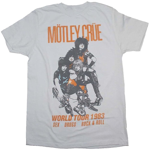 83 World Tour Motley Crue T-skjorte XXL