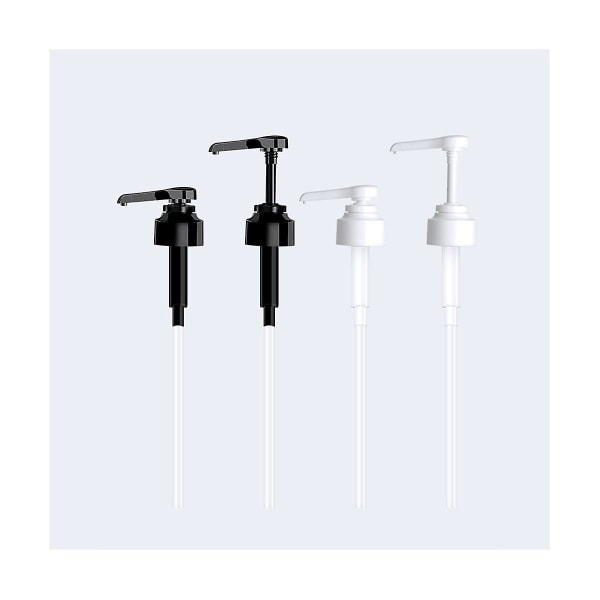 Kaffesirappump Dispenser, 6-pack Sirappumpar för 750 ml/25,4 oz Sirap, 3 Färgade Pumpar för Kaffesirap
