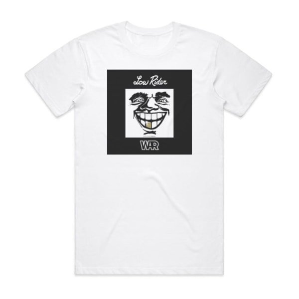 War Low Rider Album Cover T-Shirt Vit S