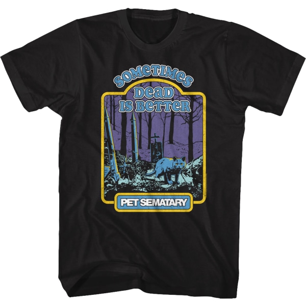 Sometimes Dead Is Better Storybook Pet Sematary T-shirt XL