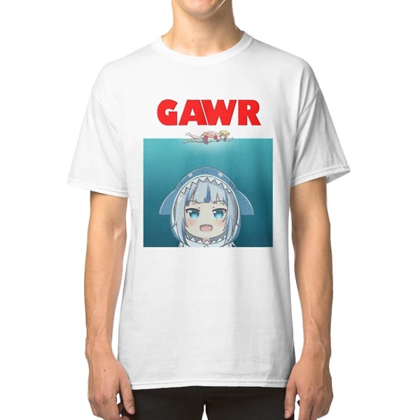 Hololive EN - Gawr Gura Parodi T-shirt XXL