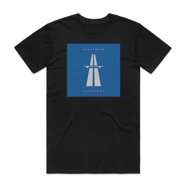 Kraftwerk Autobahn 1 Album Cover T-Shirt Sort S