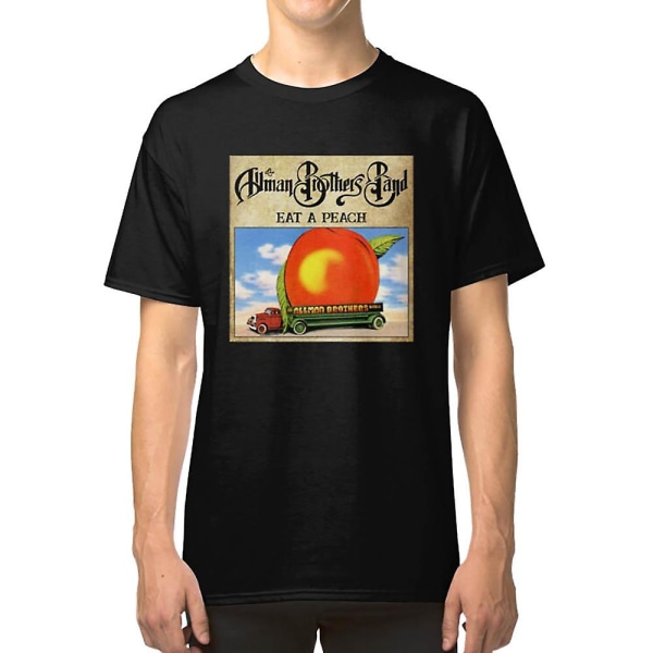 The Allmans Brothers Band Album Eat A Peach 1972 affisch T-shirt M