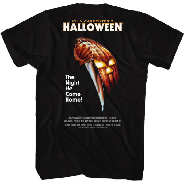 Halloween T-shirt - Forside & Bagside XXXL