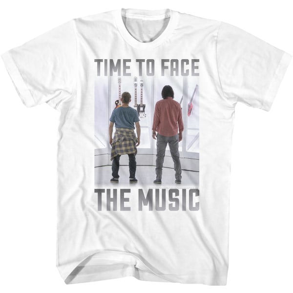 Bill och Ted Dags att möta musik-T-shirten L