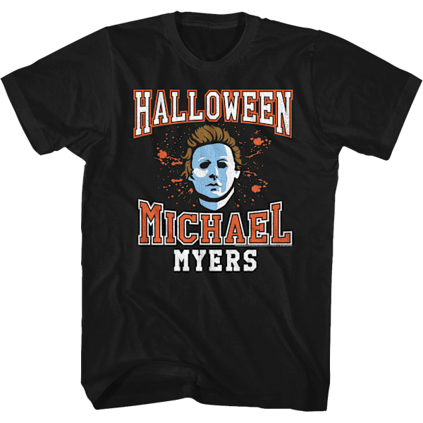 Michael Myers Maske Varsity Logo Halloween T-shirt L