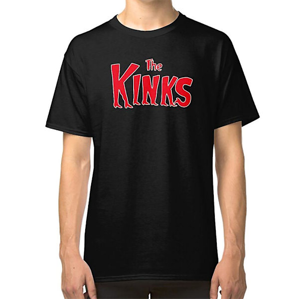 The Kinks -rockbändin popmusiikki - paras logo T-paita M
