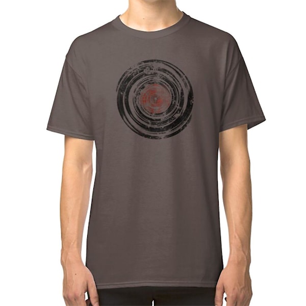 Vanhat vinyylilevyt Urban Grunge T-paita darkgrey M