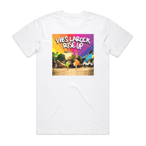 Yves Larock Rise Up 2 Album Cover T-Shirt Vit L