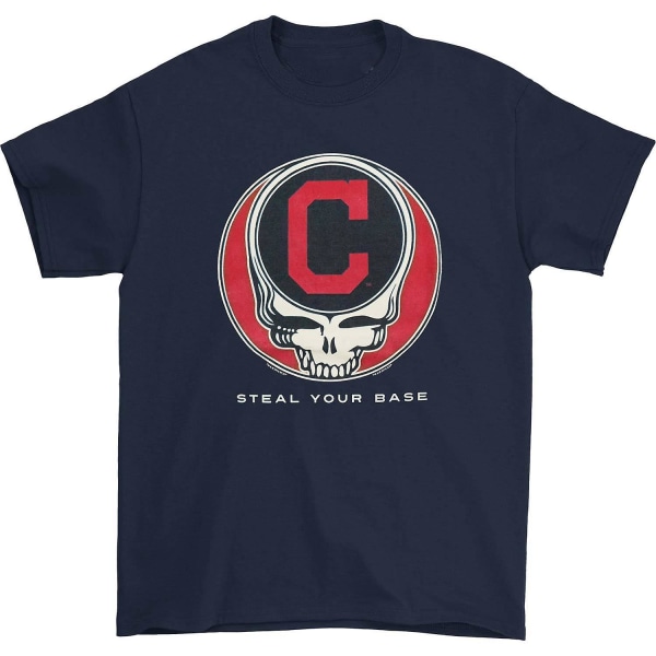 Grateful Dead Cleveland Indians stjäl din bas-t-shirt XXXL