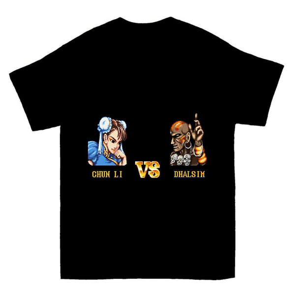 Chun Li Vs Dhalsim Kamp T-shirt M