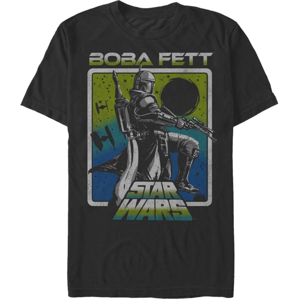 Boba Fett Galaktisk Bounty Hunter Star Wars T-skjorte XL