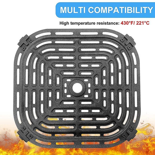 Gummifötter för Instant Vortex Air Fryer, 8 st Högkvalitativa Gummibulkar, Gummibeskydd mot repor
