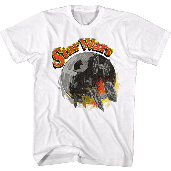 Death Star och TIE Fighters Star Wars T-shirt XXL