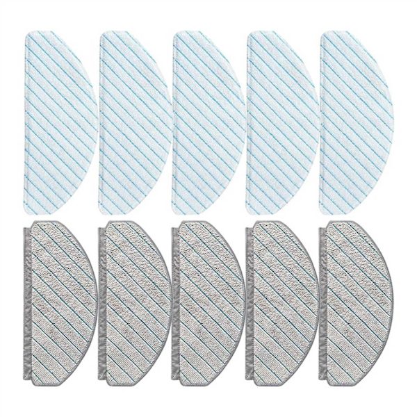 10-pack mopptillbehör för Deebot T10/t10 Plus dammsugare moppdukar