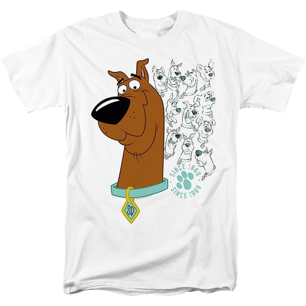 Evolution Of Scooby-Doo T-shirt L