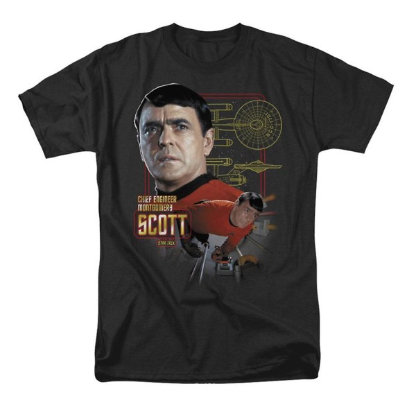 Star Trek Chefingeniør Scott T-shirt XXL