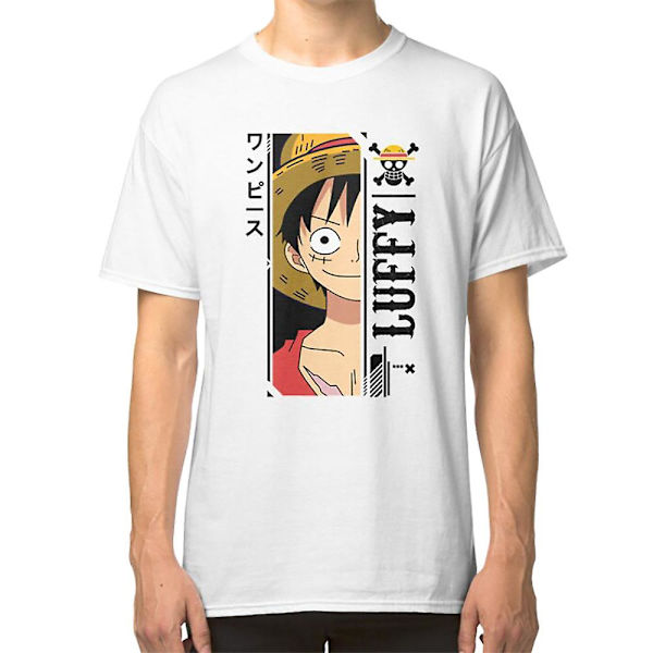Monkey D Luffy - Halmhattarnas Konung Av Pirater One Piece Besättningsmedlem T-shirt XXXL