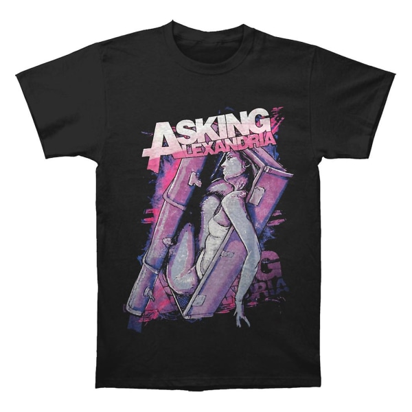 Asking Alexandria Packaged Coffin Girl T shirt M