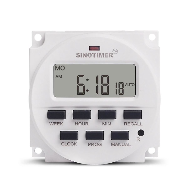 Tm618h-4 Dc 12V Spændingsudgang Digital 7 Ugers Programmerbar Timer Switch Tid Relæ Kontrol