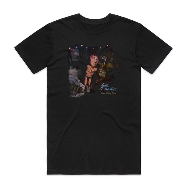 Janes Addiction The Great Escape Artist -albumin kansikuva T-paita Musta XXXL