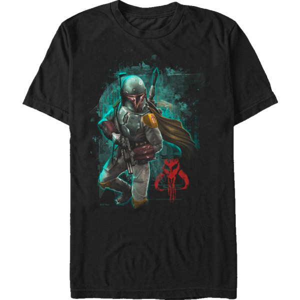 Mandalorian Boba Fett Star Wars T-skjorte XXL