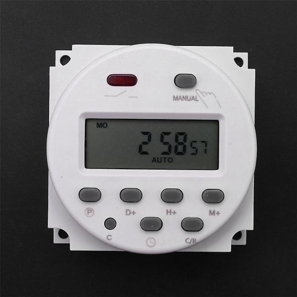 3 st nya LCD digital styrda strömförsörjningar programmerbar timer DC 12V 16A tidsreläbrytare