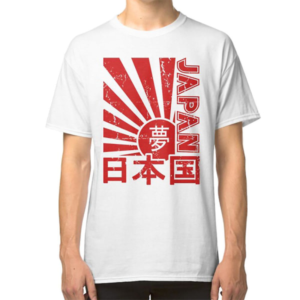 Vintage Japan Rising Sun Kanji T-shirt M