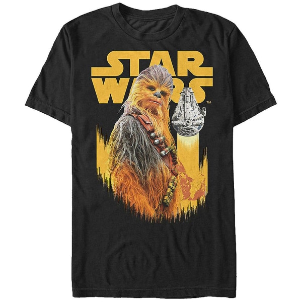 Chewbacca och Millennium Falcon Solo Star Wars T-shirt M