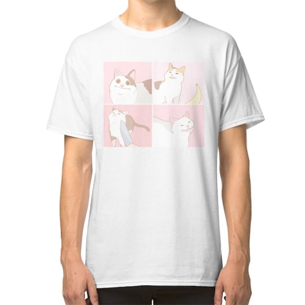 Meme-katte T-shirt XXXL