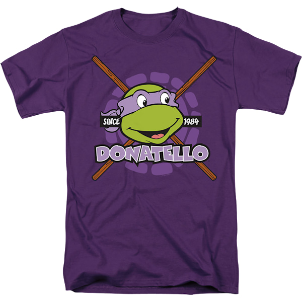 Lila Donatello Sedan 1984 Teenage Mutant Ninja Turtles T-shirt XL