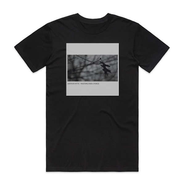 Ashton Nyte Waiting For A Voice Album Cover T-Shirt Sort XL