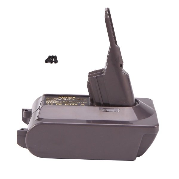 V8 Batteriadapter Dw20v8 For 20v Litiumbatteri Konvertering For V8 Batteri Sv03 Sv04 Sv09 DC62