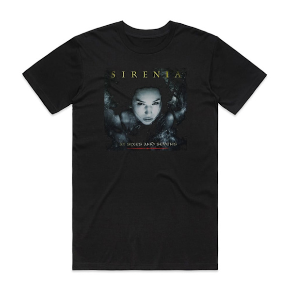 Sirenia At Sixes And Sevens Albumkansi T-paita Musta S