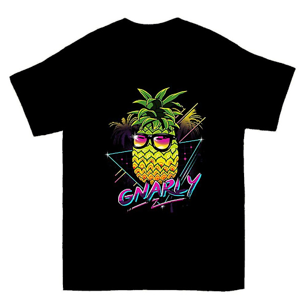 Rad Ananas T-skjorte M