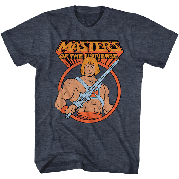 He-Mans Power Sword Masters of the Universe T-skjorte L