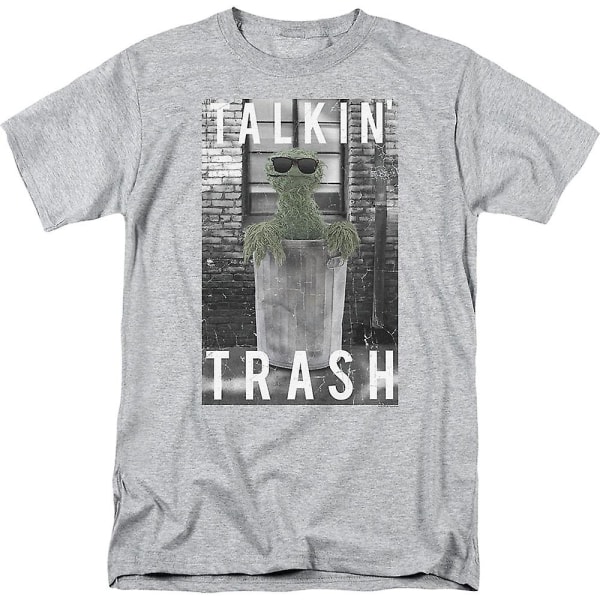 Oscar The Grouch Pratar Skräp Sesam Street T-Shirt XL