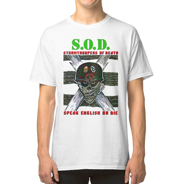 S.O.D. - Tala engelska T-shirt S
