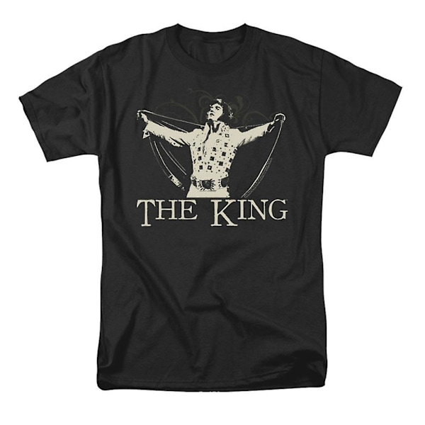 Elvis Presley Prydlig King T-shirt XXXL