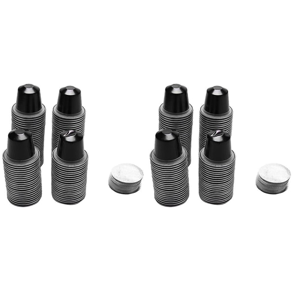 200 Set Refillbara Kaffe Kapsel Koppar Engångs Pods För Nescafe Automatisk Kaffemaskin