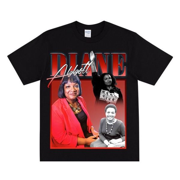 DIANE ABBOTT Hyllest T-skjorte Black L