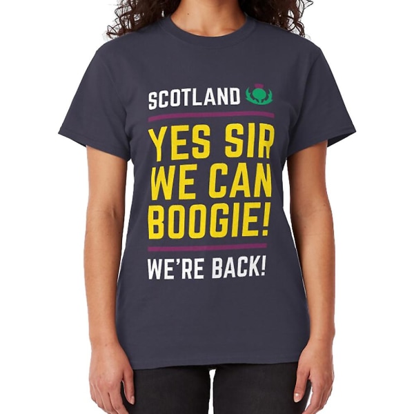 Scotland Team kvalificerar sig till EM 2020/2021 - Ja herr, vi kan boogie! T-shirt navy S