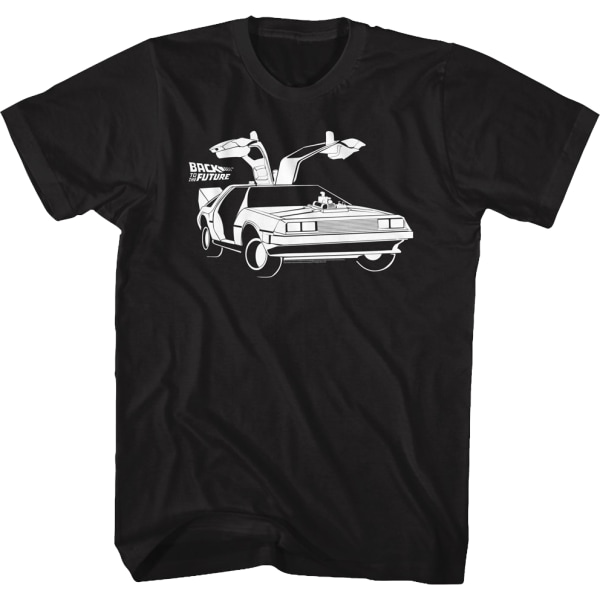 DeLorean Dörrar Tillbaka Till Framtiden T-shirt L