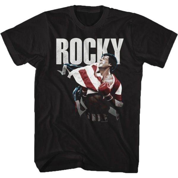 T-shirt med amerikansk flagga och Rocky S