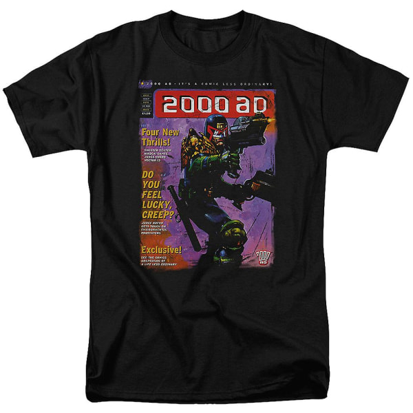 T-shirt med serieomslag Judge Dredd XXL