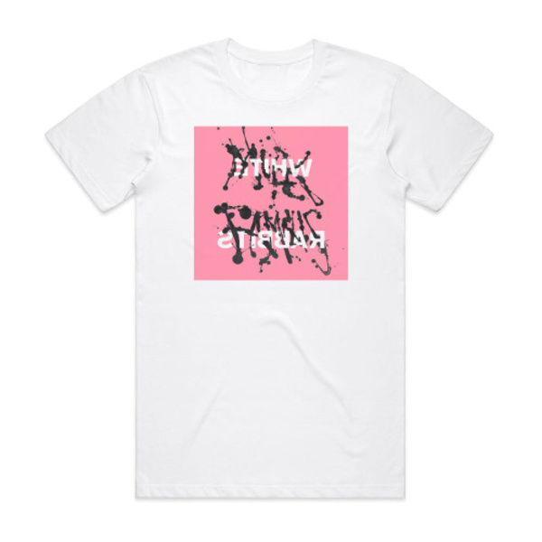 Hvid Kaniner Mælk Berømt Album Cover T-Shirt Hvid M
