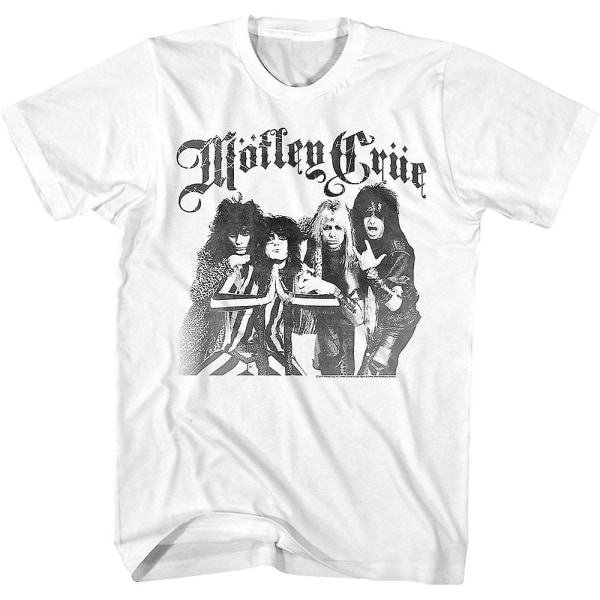 Black and White Motley Crue T-Shirt XXL