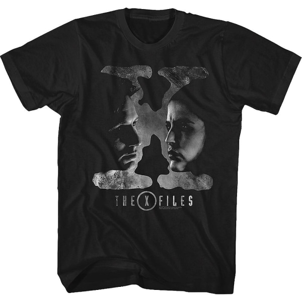 Mulder og Scully X-Files T-skjorte L