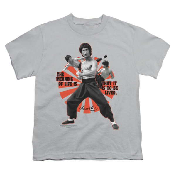 Bruce Lee Elämän Merkitys Nuorten T-paita XL