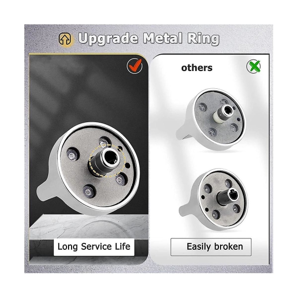 5 st Kontrollknappar Ersättningsugnsknappar wpw10646805 W10698166 Wpw10594481 Spisknappar